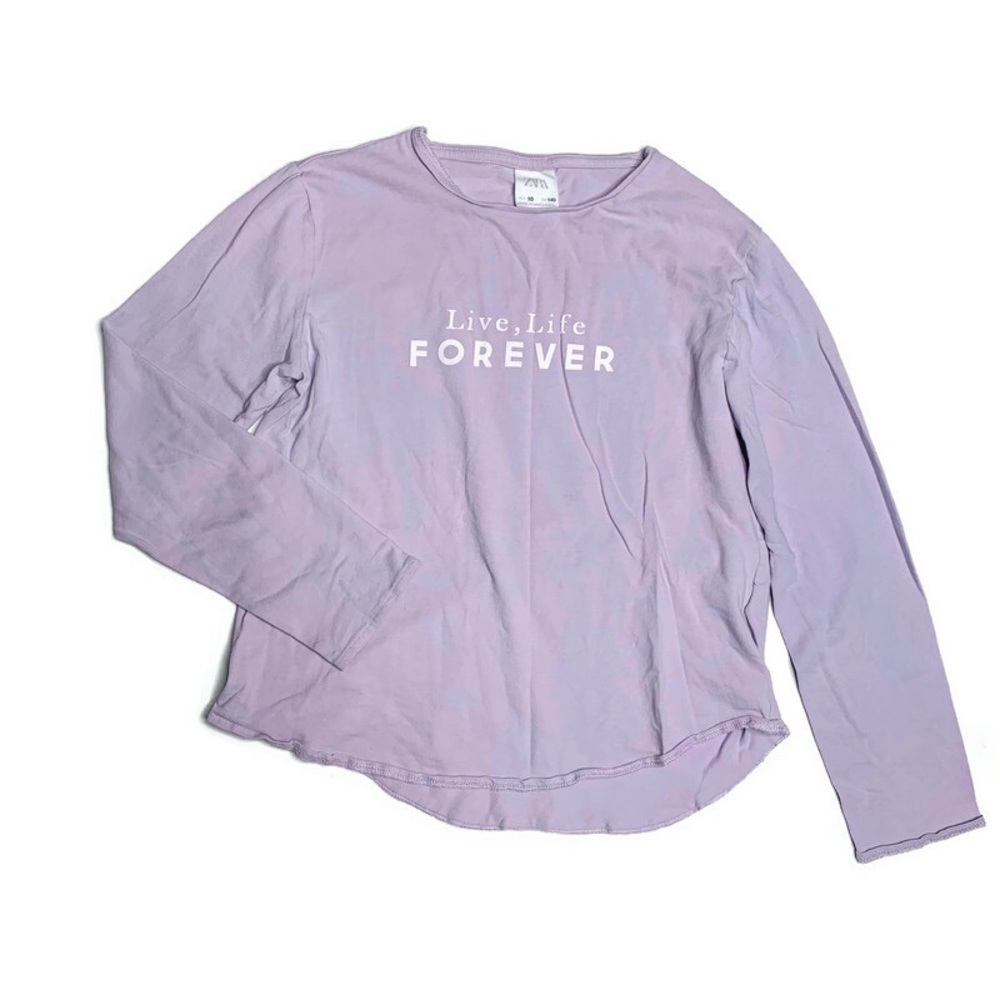 Zara girls 10Y long sleeve tee‎ shirt